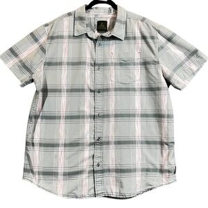 prAna‎ Tamrack Short Sleeve Button Down Shirt Men's XL Outdoor